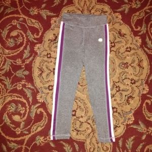 Champion Gray purple girl's size 5/6 Leggings